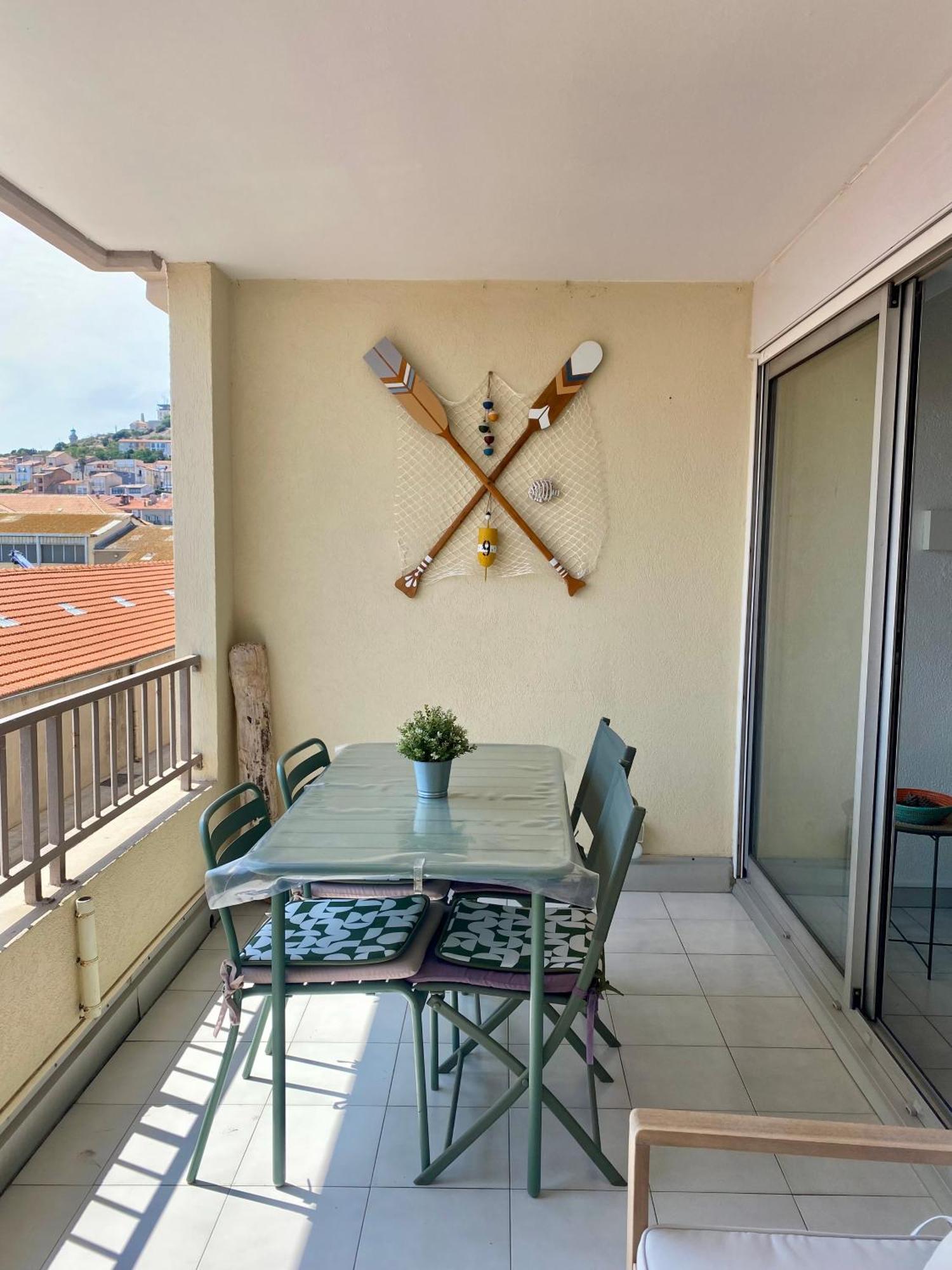Escale Paisible A Sete, Belle Terrasse Vue Sur Mer מראה חיצוני תמונה